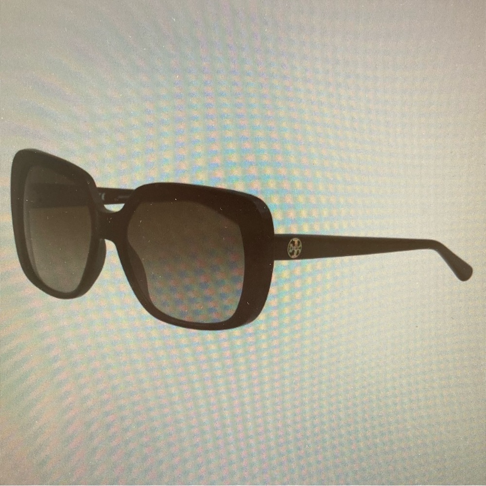 TORY BURCH | TY7112 Polarized Square Sunglasses Black Grey Gradient 57mm NEW - Picture 6 of 10
